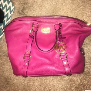 Hot pink MK purse